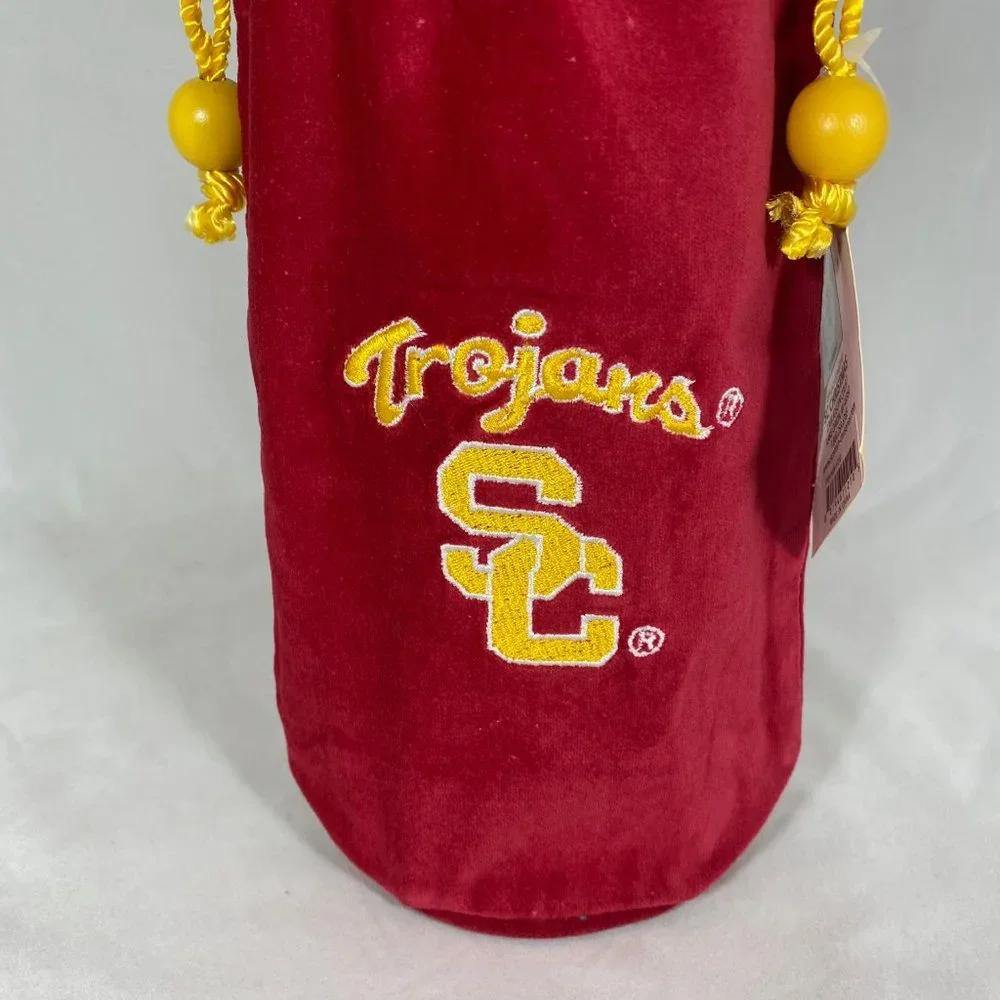 Collectible Trojans USC Wine Bottle Carrier NWT